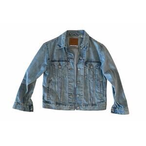 Levi’s Premium Trucker Denim Jacket Men’s Small Light Wash Classic Jean Jacket